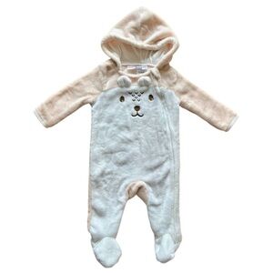 Baby Mack 6-9M Adorable Cozy Hooded Bear Pram
